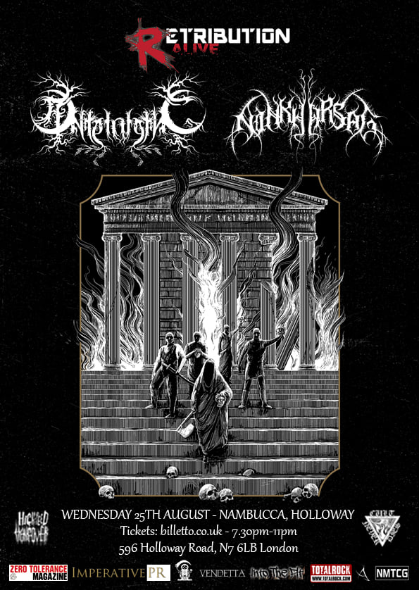 Sanhedrin live in London at Nambucca with Ninkharsag and Ante Inferno – 25 Aug 2021