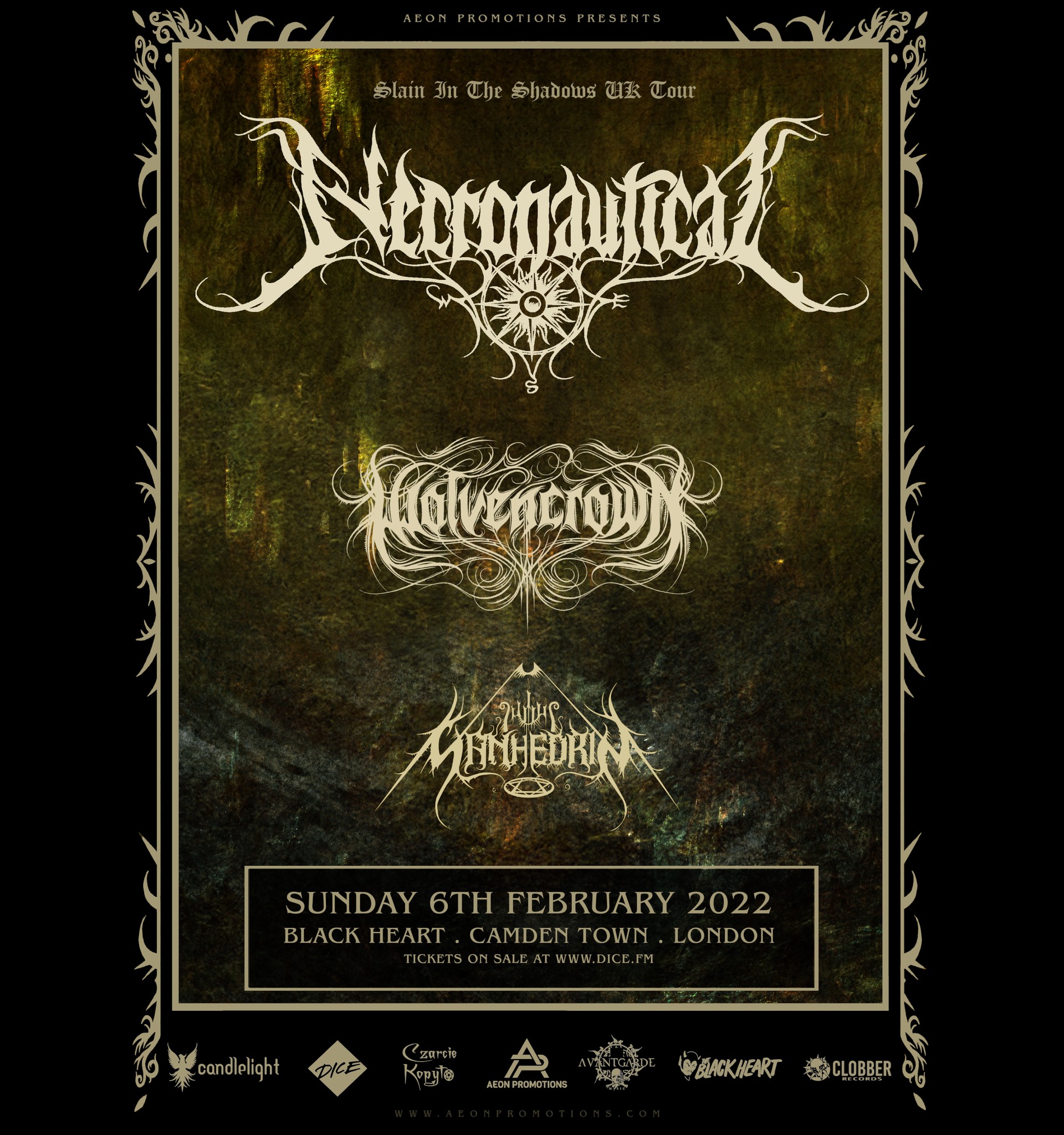 Sanhedrin live in London at The Black Heart with Necronautical and Wolvencrown – 06 Feb 2022