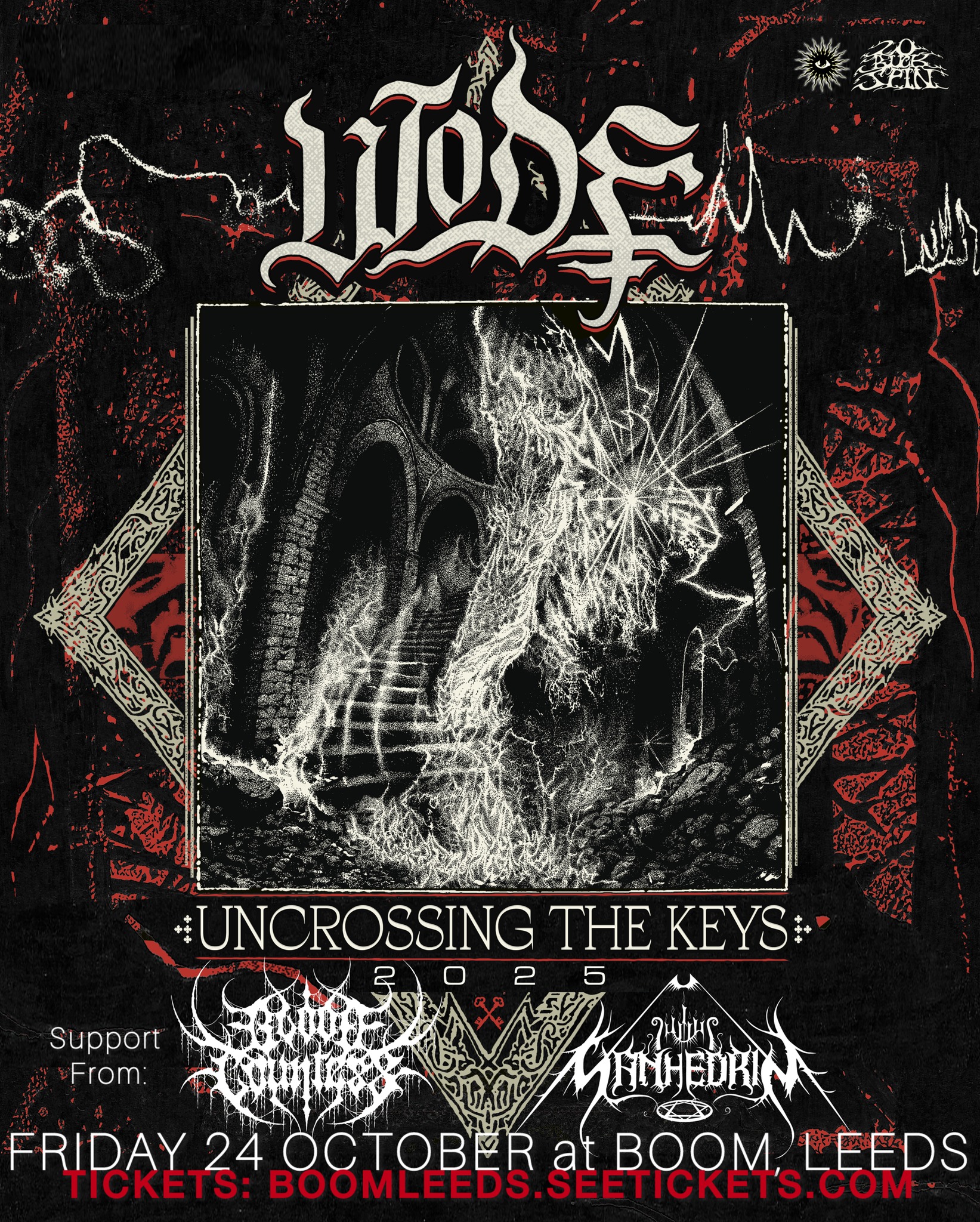 Sanhedrin live in Leeds at Boom with Wode and Blood Countess – 24 Oct 2025